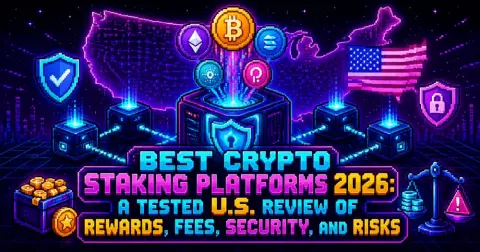 Best Crypto Staking Platforms 2026: A Tested U.S. Review of Rewards, Fees, Security, and Risks