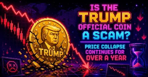 Is TRUMP Official Coin a Scam? Price Collapse Continues for Over a Year