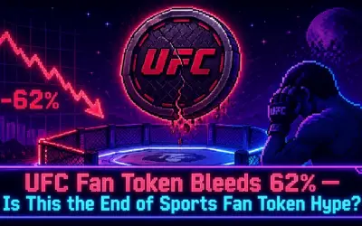 UFC Fan Token Bleeds 62% — Is This the End of Sports Fan Token Hype?