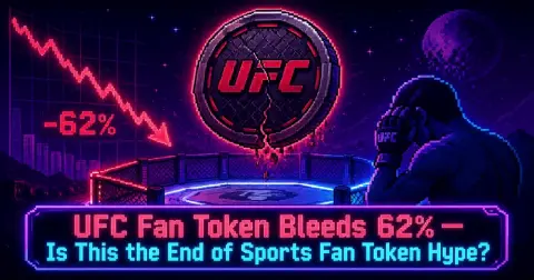 UFC Fan Token Bleeds 62% — Is This the End of Sports Fan Token Hype?
