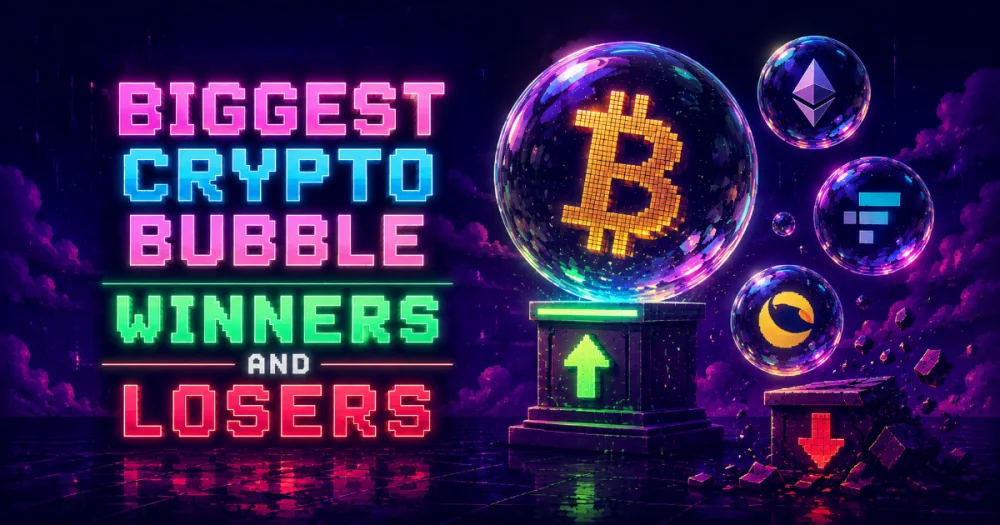 Biggest Crypto Bubble Winners and Losers