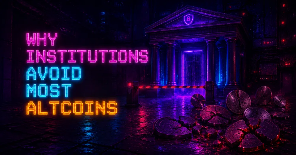 Why Institutions Avoid Most Altcoins