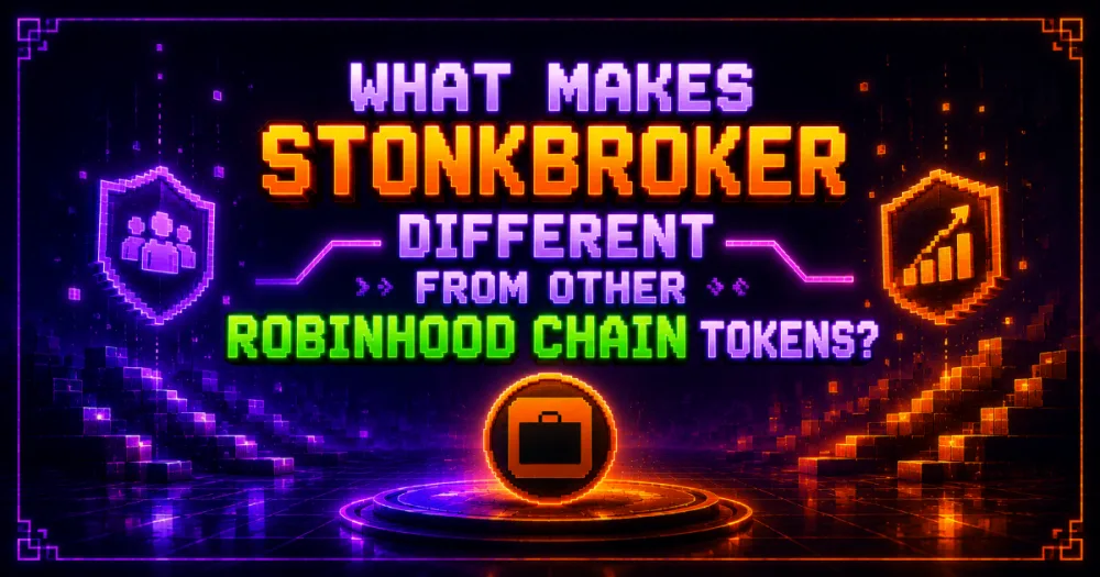 What Makes STONKBROKER Different From Other Robinhood Chain Tokens?