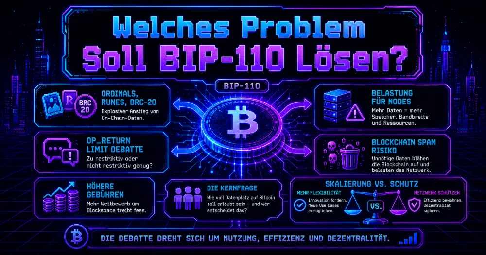 Welches Problem Soll BIP-110 Lösen?
