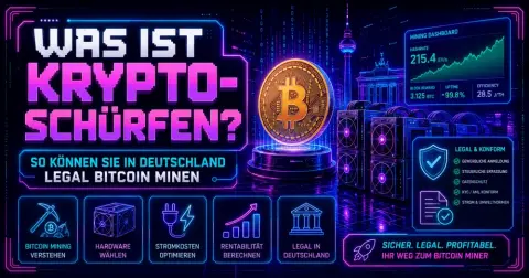 Was Ist Krypto-Schürfen? So Können Sie in Deutschland Legal Bitcoin Minen