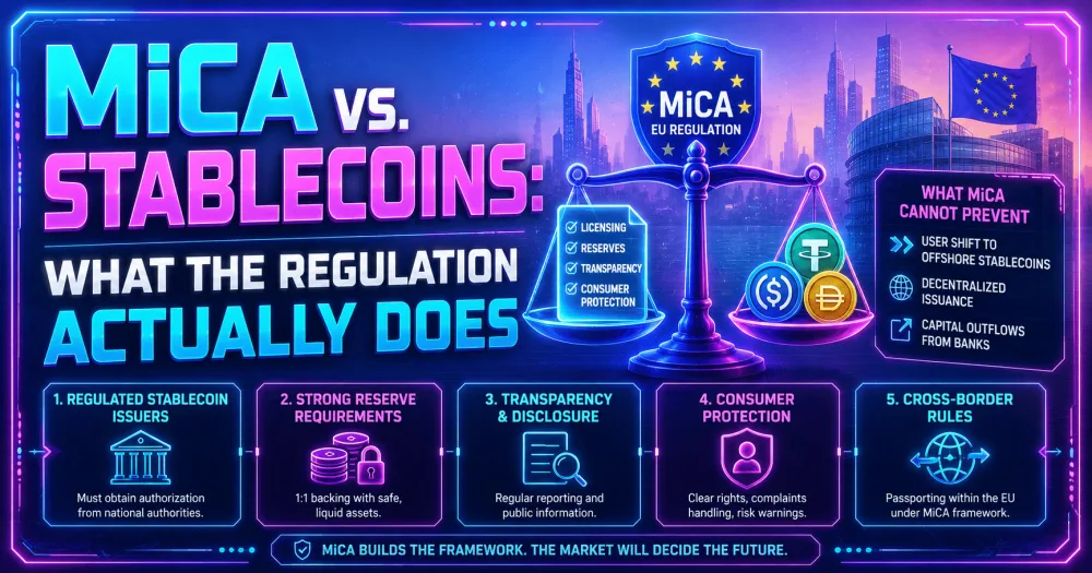MiCA vs. Stablecoins: What the Regulation Actually Does