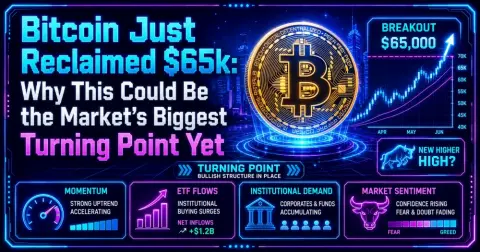 Bitcoin Just Reclaimed $65k: Why This Could Be the Market’s Biggest Turning Point Yet