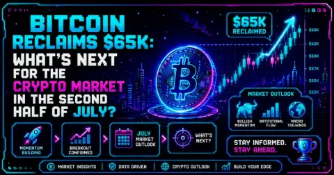 Bitcoin Reclaims $65K: What’s Next for the Crypto Market in the Second Half of July?