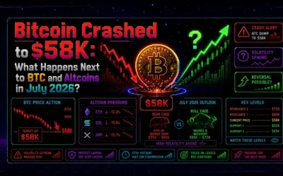 Bitcoin Crashed to $58K: What Happens Next to BTC and Altcoins in July 2026?