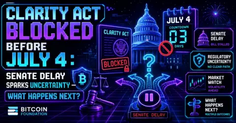 CLARITY Act Blocked Before July 4: Senate Delay Sparks Uncertainty — What Happens Next?