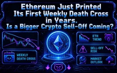 Ethereum Just Printed Its First Weekly Death Cross in Years. Is a Bigger Crypto Sell-Off Coming?