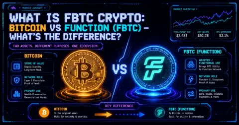 What Is FBTC Crypto: Bitcoin vs Function (FBTC) – What’s the Difference?