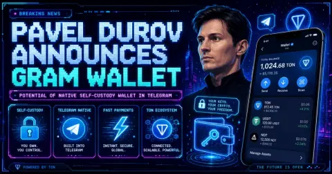 Pavel Durov Announces Gram Wallet: Potential of Native Self-Custody Wallet in Telegram