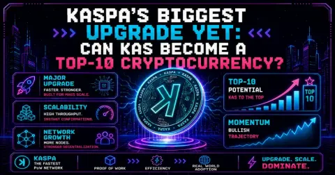 Kaspa’s Biggest Upgrade Yet: Can KAS Become a Top 10 Cryptocurrency?