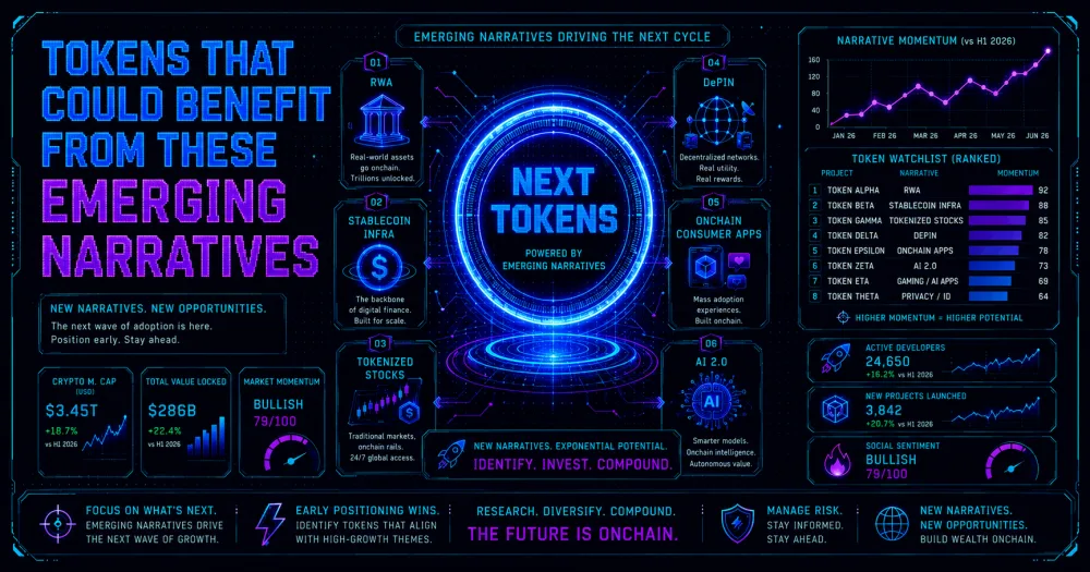 Tokens That Could Benefit From These Emerging Narratives