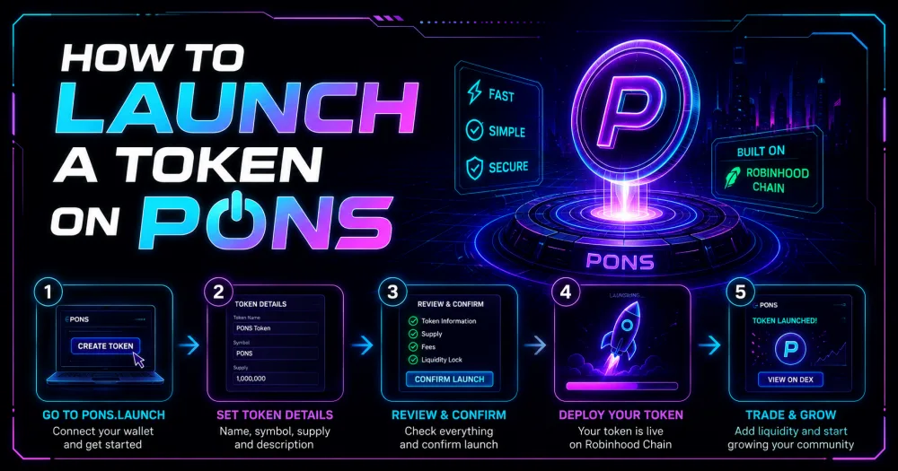 How to Launch a Token on PONS