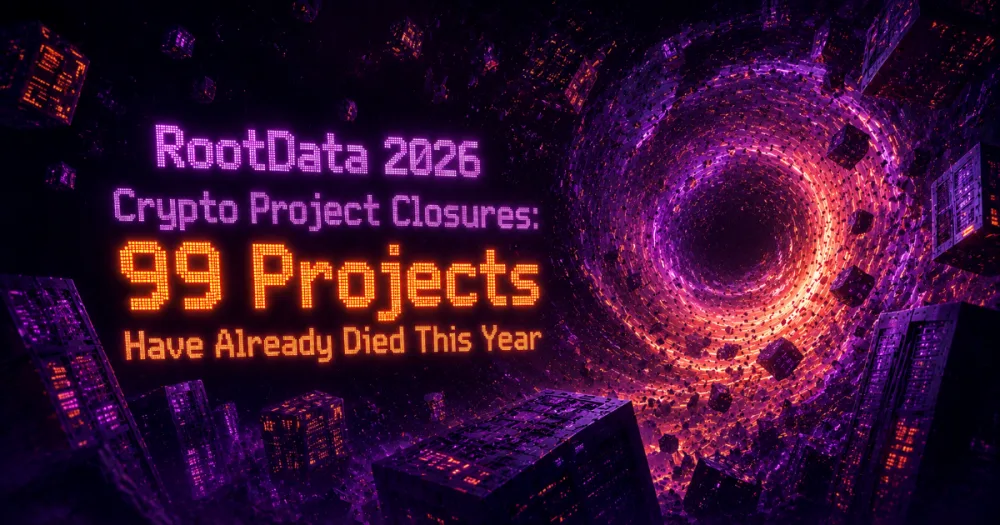 RootData: 99 Krypto-Projekte sind 2026 verschwunden – BitMart und BitMEX stehen im Fokus