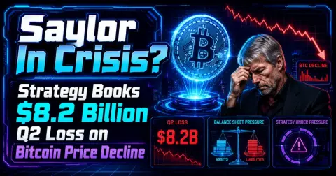 Saylor In Crisis? Strategy Books $8.2 Billion Q2 Loss on Bitcoin Price Decline