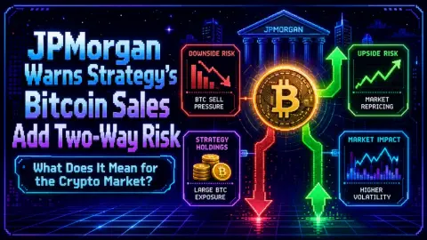JPMorgan Warns Strategy’s Bitcoin Sales Add “Two-Way Risk” — What Does It Mean for the Crypto Market?