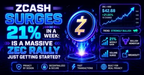 Zcash Surges 21% in a Week: Is a Massive ZEC Rally Just Getting Started?