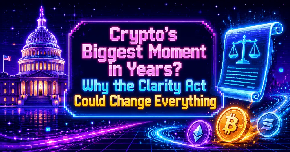 Crypto’s Biggest Moment in Years? Why the Clarity Act Could Change Everything