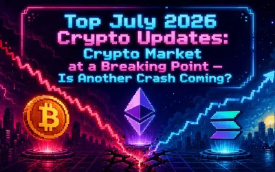 Top July 2026 Crypto Updates: Crypto Market at a Breaking Point — Is Another Crash Coming?