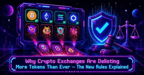 Why Crypto Exchanges Are Delisting More Tokens Than Ever — The New Rules Explained