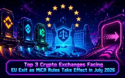 Top 3 Crypto Exchanges Facing EU Exit as MiCA Rules Take Effect in July 2026