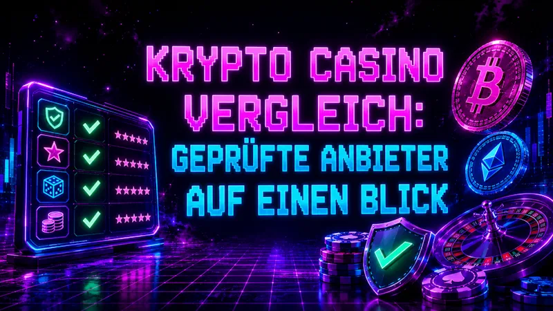 Krypto Casino Vergleich: geprüfte Anbieter auf einen Blick