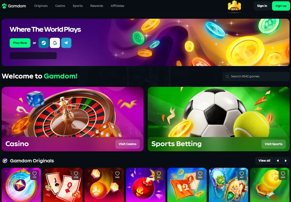 Gamdom im Test: Stärken und Einschränkungen