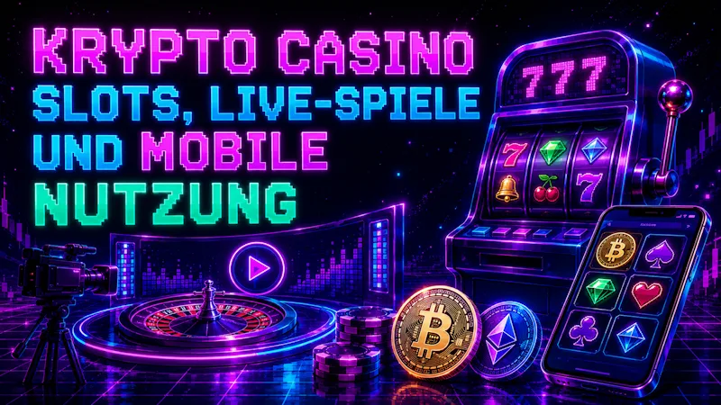 Krypto Casino Slots, Live-Spiele und mobile Nutzung