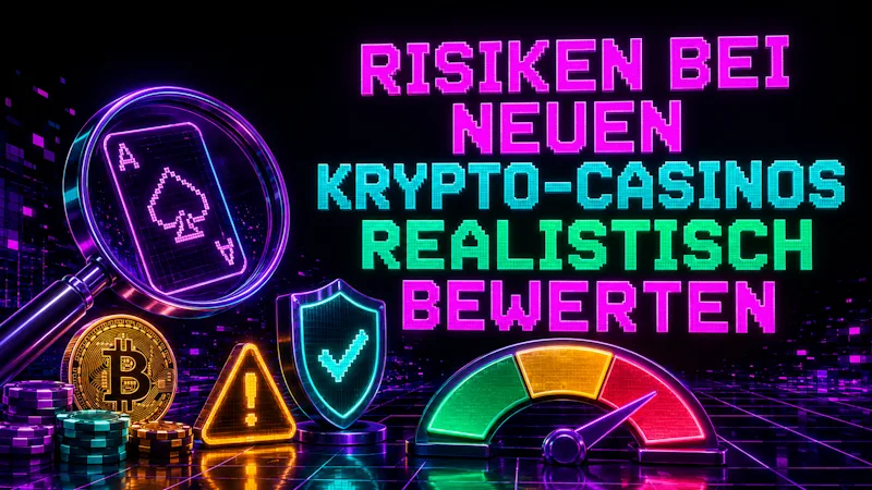 Risiken bei neuen Krypto-Casinos realistisch bewerten