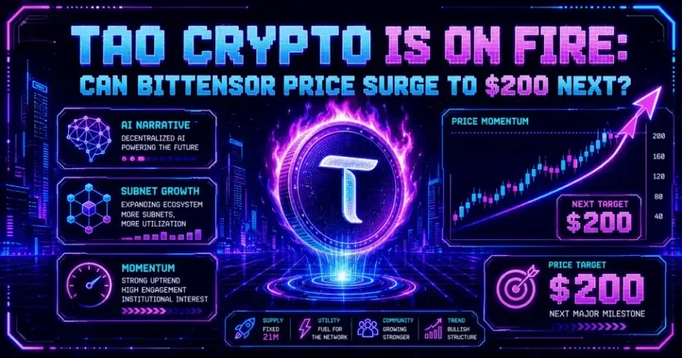 TAO Krypto im Höhenflug: Schafft Bittensor den Sprung über 200 Dollar?