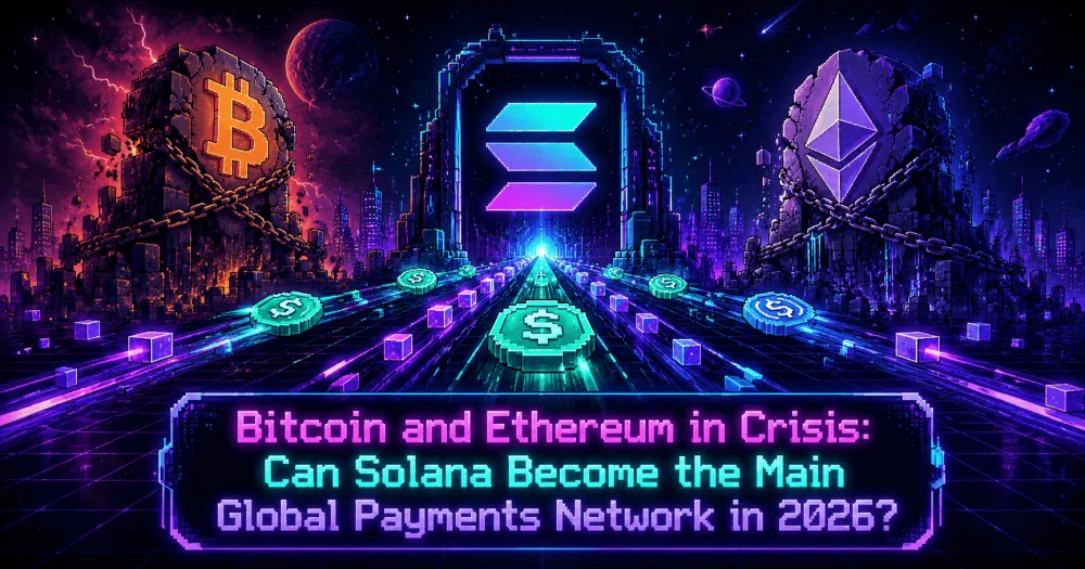 Bitcoin and Ethereum in Crisis: Can Solana Become the Main Global Payments Network in 2026?