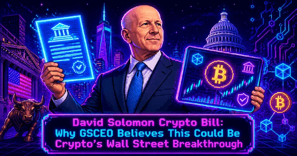 David Solomon Crypto Bill: Why Goldman Sachs CEO Says This Could Be Crypto’s Biggest Wall Street Breakthrough Yet