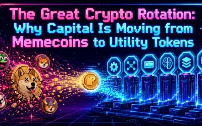 The Great Crypto Rotation: Why Capital Is Moving from Memecoins to Utility Tokens
