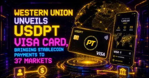 Western Union Unveils USDPT Visa Card, Bringing Stablecoin Payments to 37 Markets