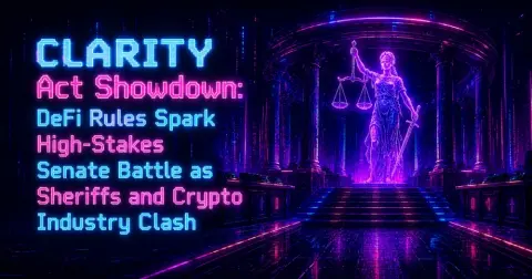 CLARITY Act Showdown: DeFi Rules Spark High-Stakes Senate Battle as Sheriffs and Crypto Industry Clash