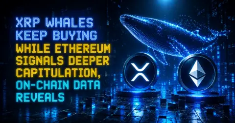 XRP Whales Keep Buying While Ethereum Signals Deeper Capitulation, On-Chain Data Reveals