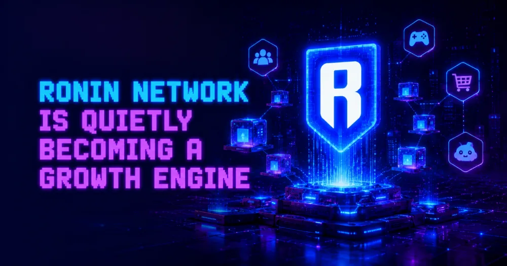 Ronin Network Is Quietly Becoming a Growth Engine
