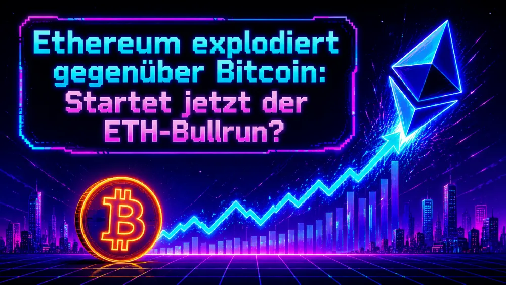 Ethereum explodiert gegenüber Bitcoin: Startet jetzt der ETH-Bullrun?