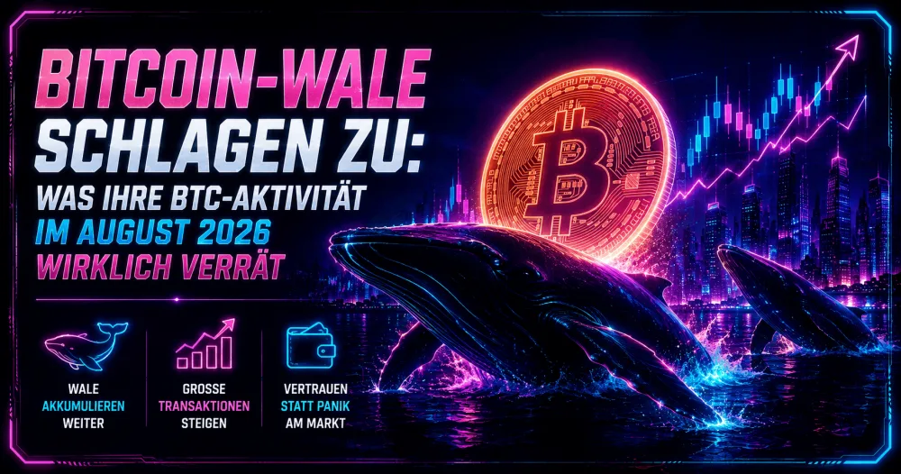 Bitcoin-Wale Schlagen Zu: Was Ihre BTC-Aktivität Im August 2026 Wirklich Verrät