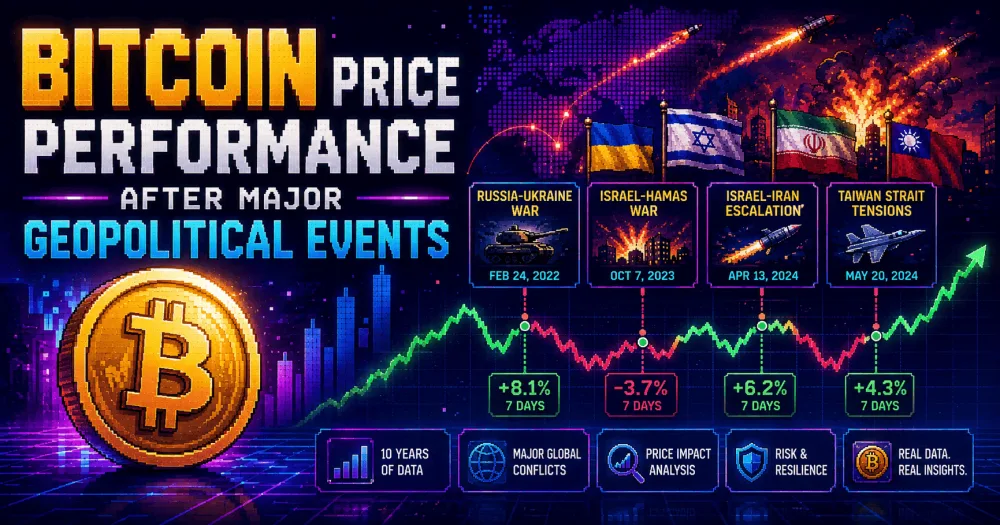 Bitcoin Price Performance After Major Geopolitical Events