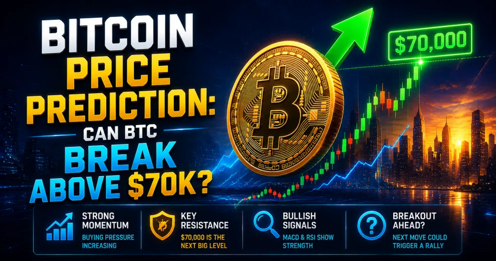 Bitcoin Price Prediction: Can BTC Break Above $70K?