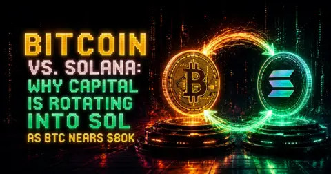 Bitcoin vs. Solana: Why Capital Is Rotating Into SOL as BTC Nears $80K