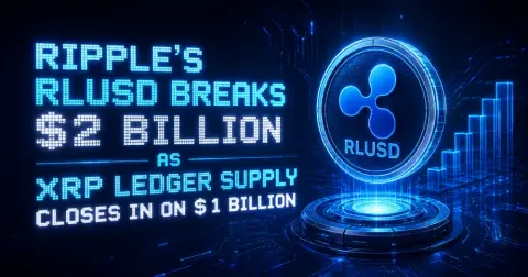 Ripple’s RLUSD Breaks $2 Billion as XRP Ledger Supply Closes In on $1 Billion
