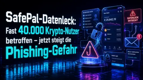 SafePal-Datenleck: Fast 40.000 Krypto-Nutzer betroffen – jetzt steigt die Phishing-Gefahr