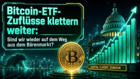 Bitcoin-ETF-Zuflüsse klettern weiter: Sind wir wieder auf dem Weg aus dem Bärenmarkt?
