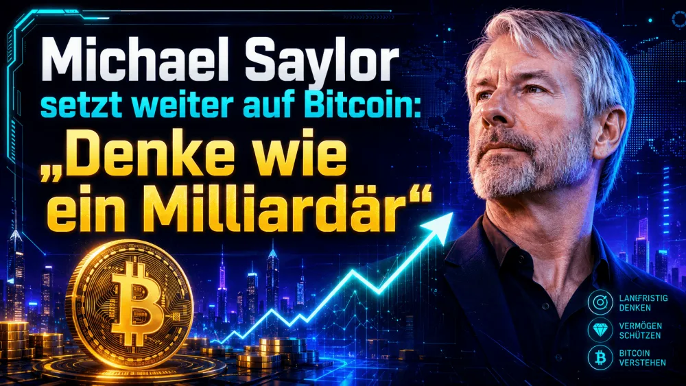 Michael Saylor setzt weiter auf Bitcoin: „Denke wie ein Milliardär“