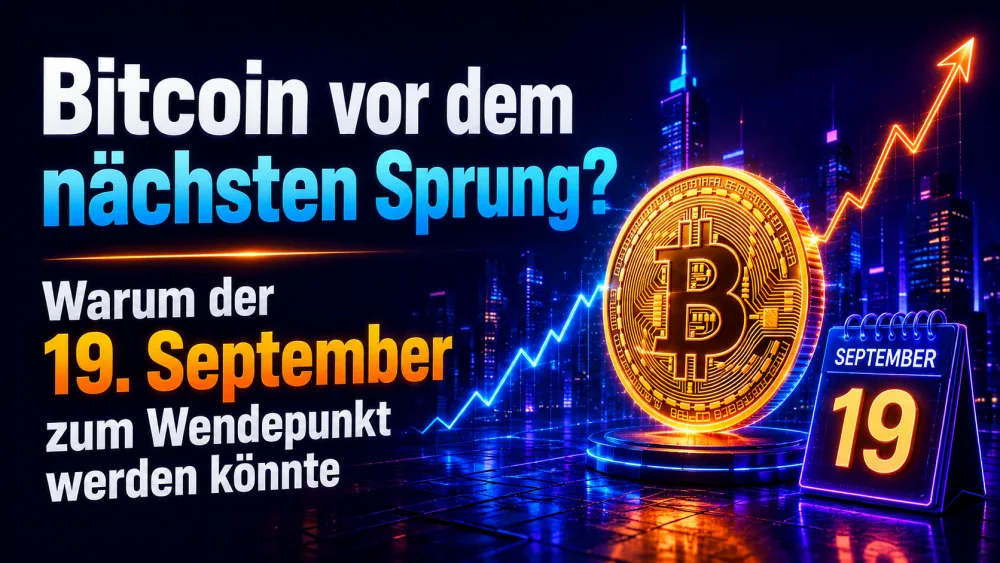Bitcoin vor dem nächsten Sprung? Warum der 19. September zum Wendepunkt werden könnte